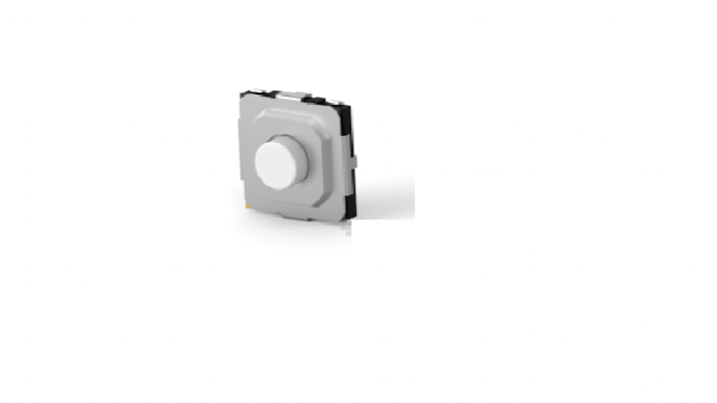 TE Connectivity Black Round Button Tactile Switch, SPST 50 mA Surface Mount