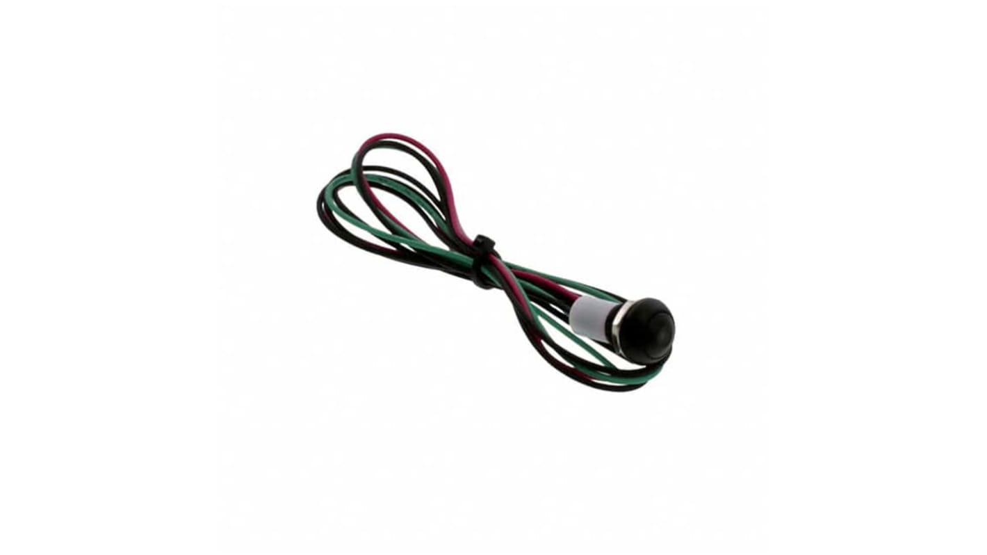 TE Connectivity PB6 Series Illuminated Push Button Switch, (On)-Off, Panel Mount, SPST - NO, Yellow LED, 50 V dc, 125V