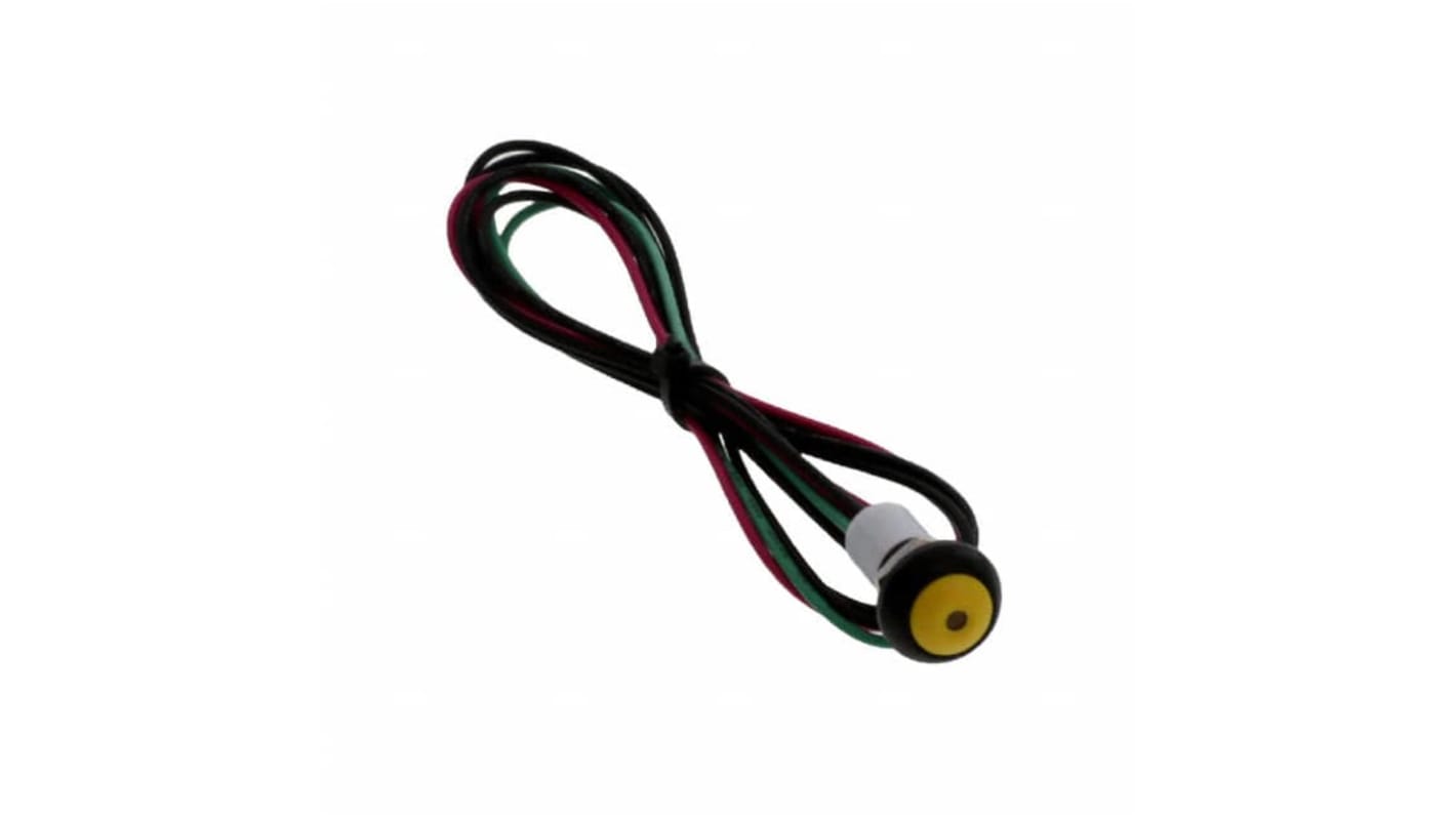 TE Connectivity PB6 Series Illuminated Push Button Switch, (On)-Off, Panel Mount, SPST - NO, Green LED, 50 V dc, 125V