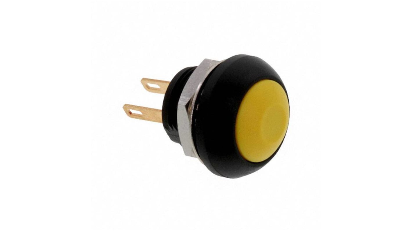Interruptor de Botón Pulsador TE Connectivity PB6, SPST - NO, (On)-Off, 50 V dc, 125V ac, Montaje en Panel, IP68, , En