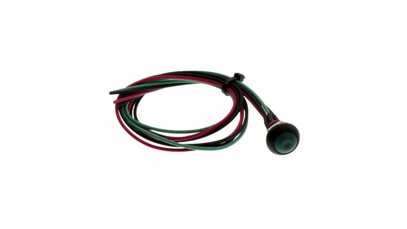 TE Connectivity PB6 Series Illuminated Push Button Switch, (On)-Off, Panel Mount, SPST - NO, White LED, 50 V dc, 125V
