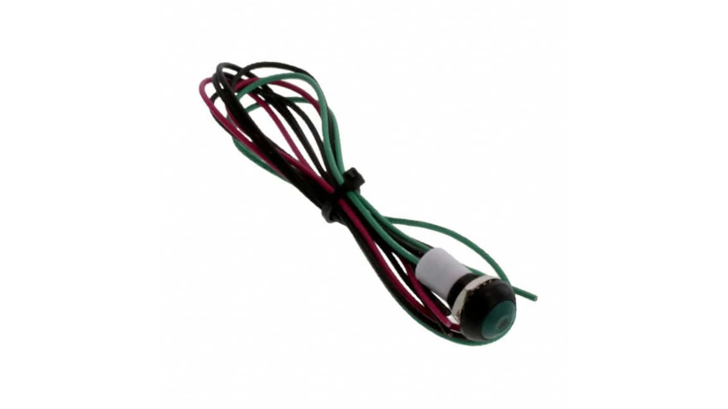 TE Connectivity PB6 Series Illuminated Push Button Switch, (On)-Off, Panel Mount, SPST - NO, Red LED, 50 V dc, 125V ac,