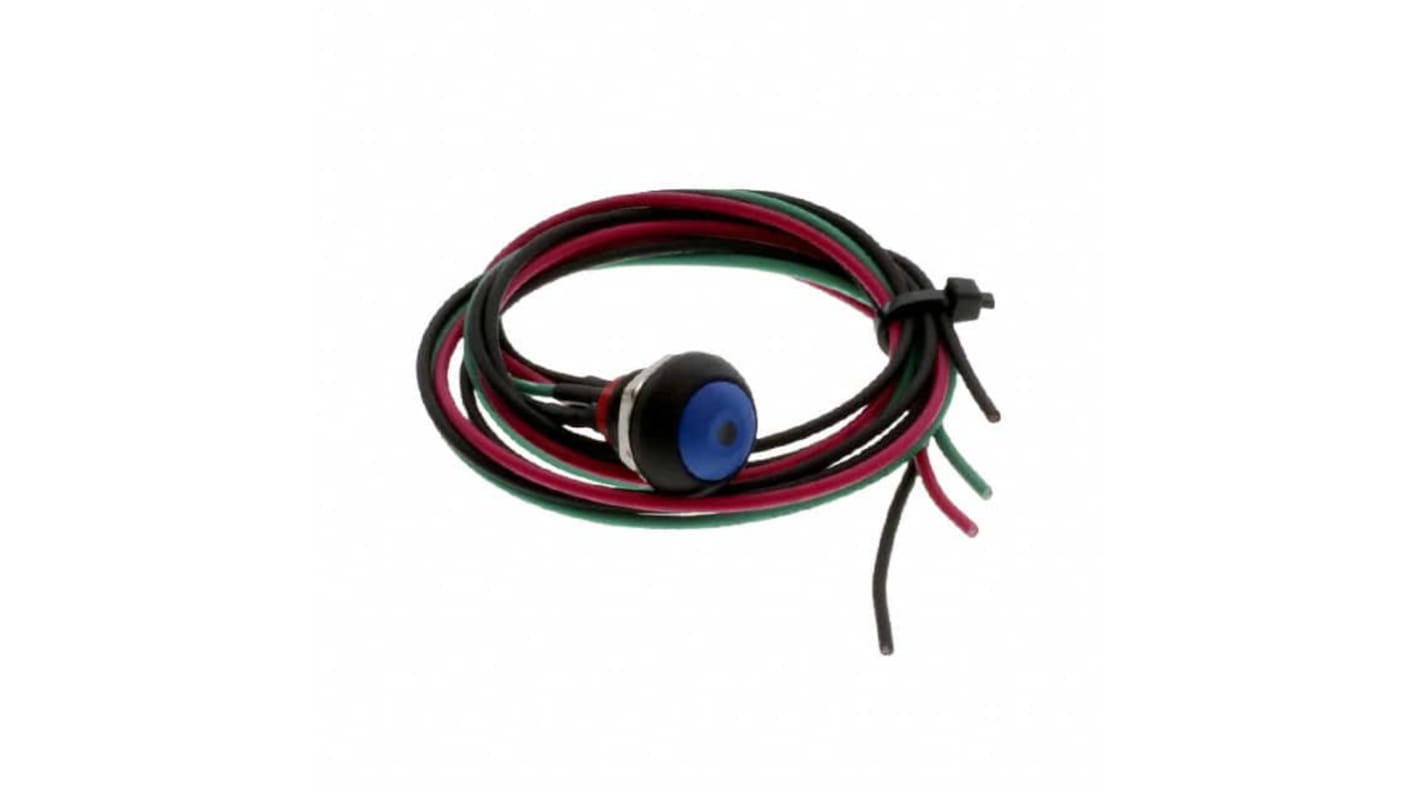 TE Connectivity PB6 Series Illuminated Push Button Switch, (On)-Off, Panel Mount, SPST - NO, Red LED, 50 V dc, 125V ac,