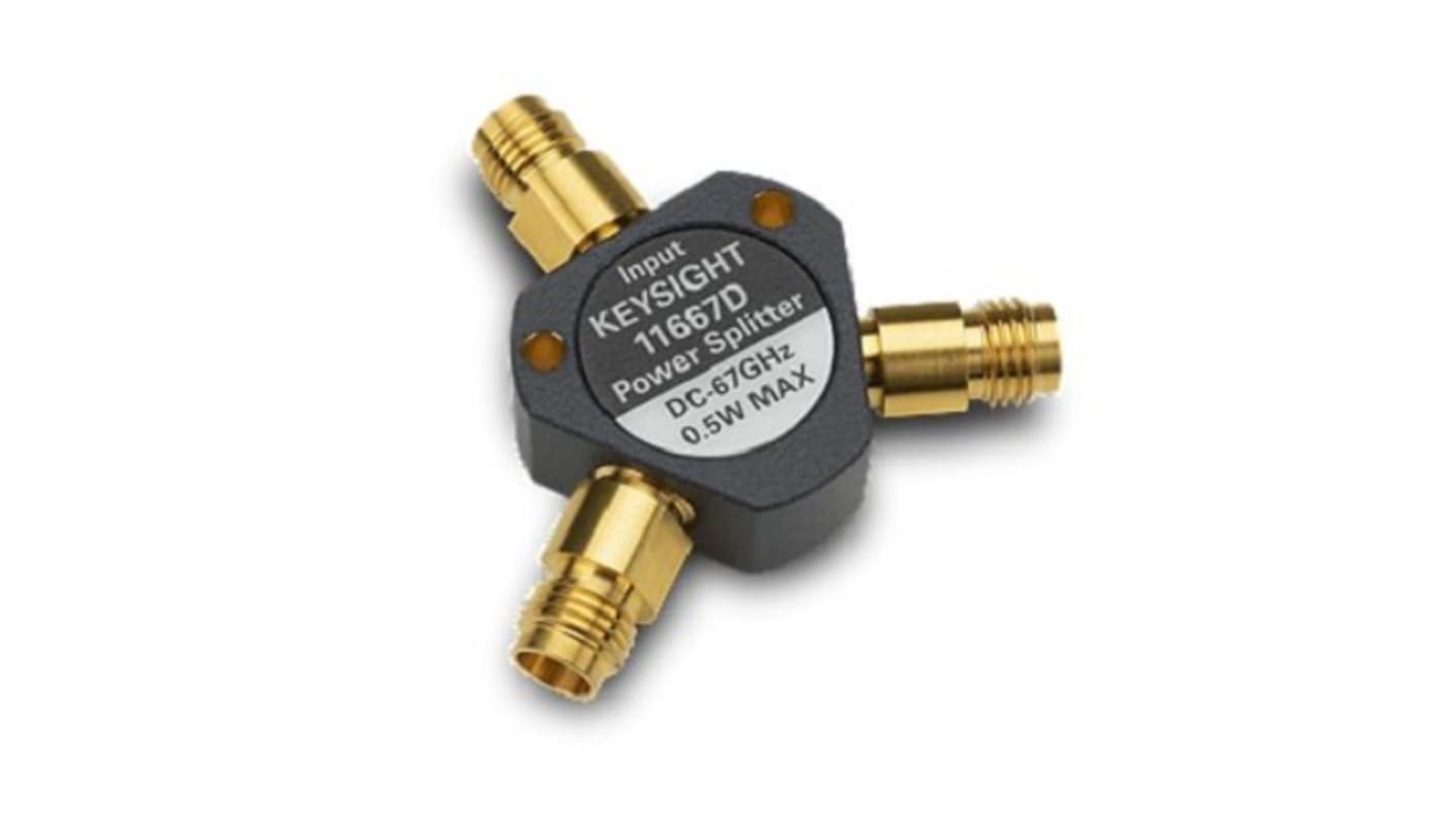Keysight Technologies 射频功分器, 2个输入端口, 振幅跟踪0.65dB, 回波损耗9dB, 最大介入损耗9.5dB