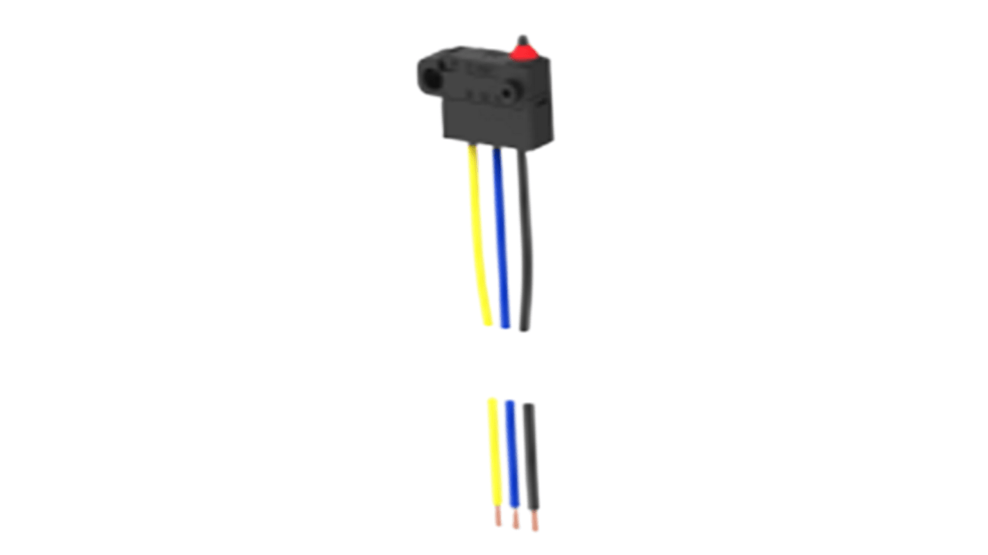 Mikroprzełącznik błyskawiczny z trzpieniem TE Connectivity SPDT IP67