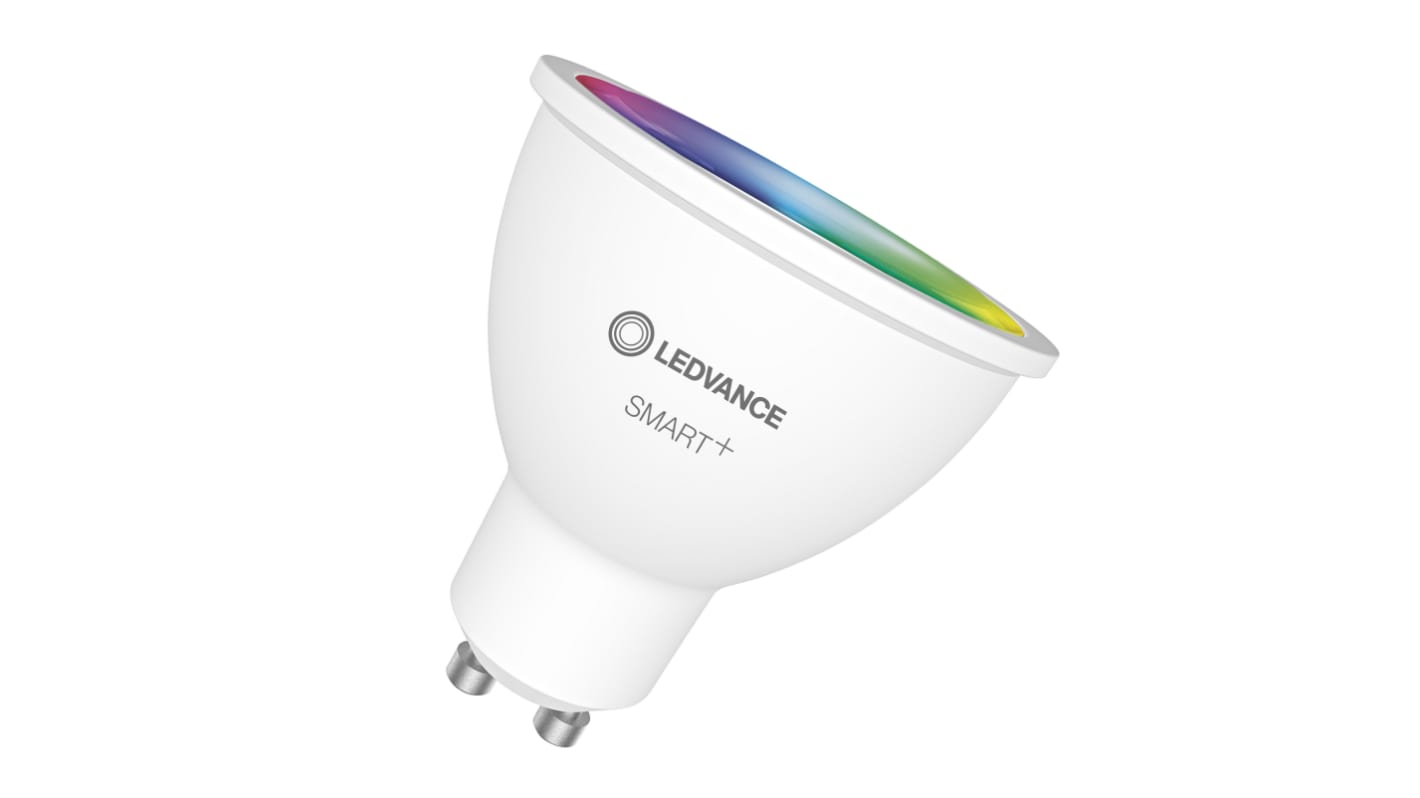LEDVANCE RGBW Intelligent pære, GU10 50 mm Lysdiode 56mm 4,9 W