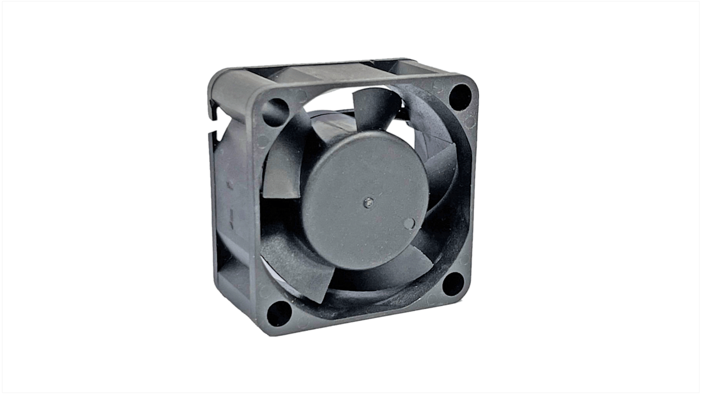 RS PRO Axial Fan, 12 V dc, DC Operation, 11.1cfm, 2.304W, 160mA Max, 40 x 40 x 20mm