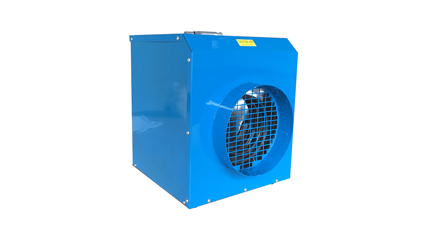 Broughton 3kW Fan Industrial Heater, Portable, 110 V BS4343/IEC60309