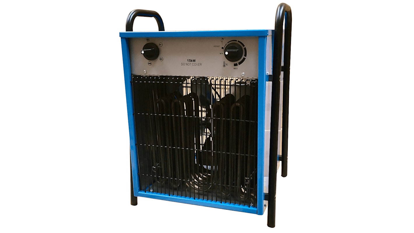 Broughton IFH15 15kW Industrial Heater, Floor Mounted, 415 V BS4343/IEC60309