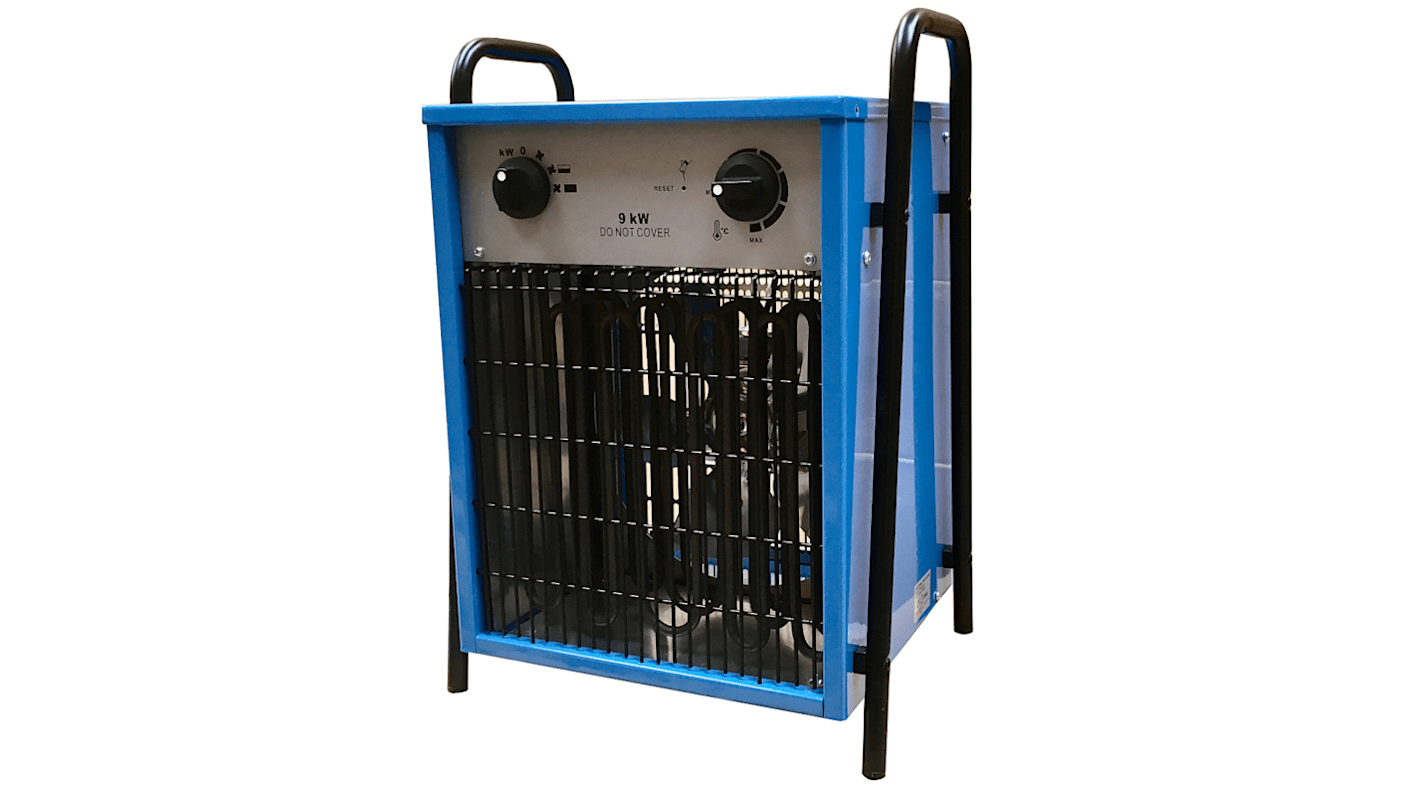 Broughton 9kW Fan Industrial Heater, Floor Mounted, 415 V BS4343/IEC60309