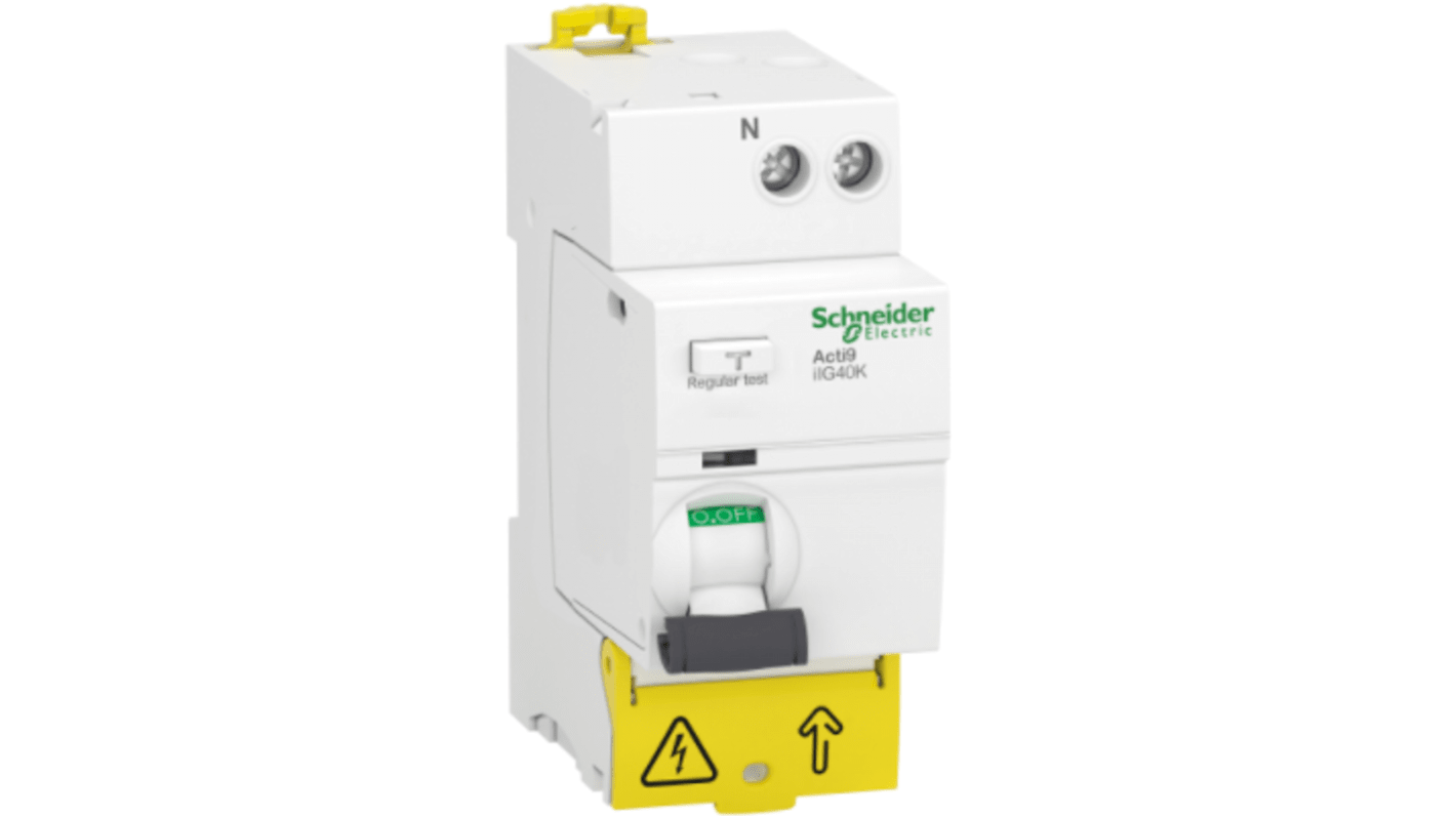 Schneider Electric Acti9 iIG40K RCD/FI, 1-polig, 25A, 300mA Typ AC Acti9 220 → 240V ac