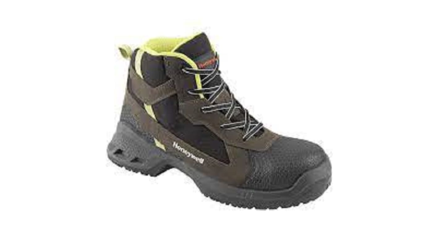 Honeywell Safety Sprint Unisex Black, Brown, Green Composite Toe Capped Safety Shoes, UK 4, EU 37