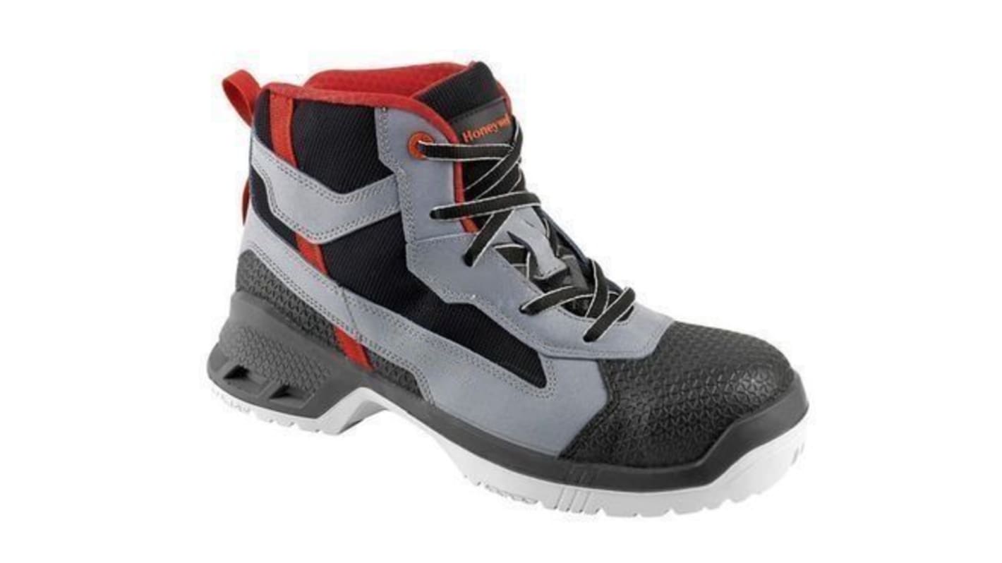 Honeywell Safety Jump Black, Grey Composite Toe Capped Unisex Ankle Safety Boots, UK 9.5, EU 44