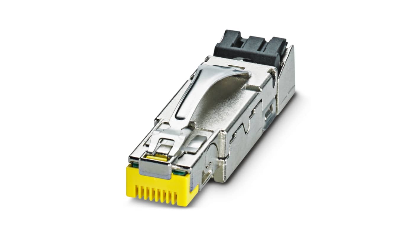 Phoenix Contact CUC-IND-C1ZNI-S/R4IE10G8 Series RJ45 Connector, Snap-In, Cat6a
