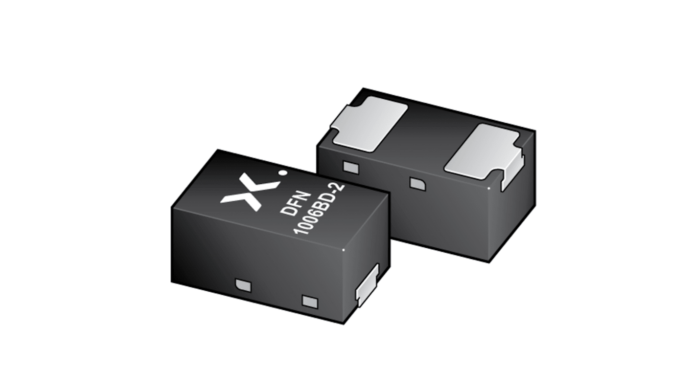 Nexperia, 10V Zener Diode 365 mW SMT DFN1006BD-2