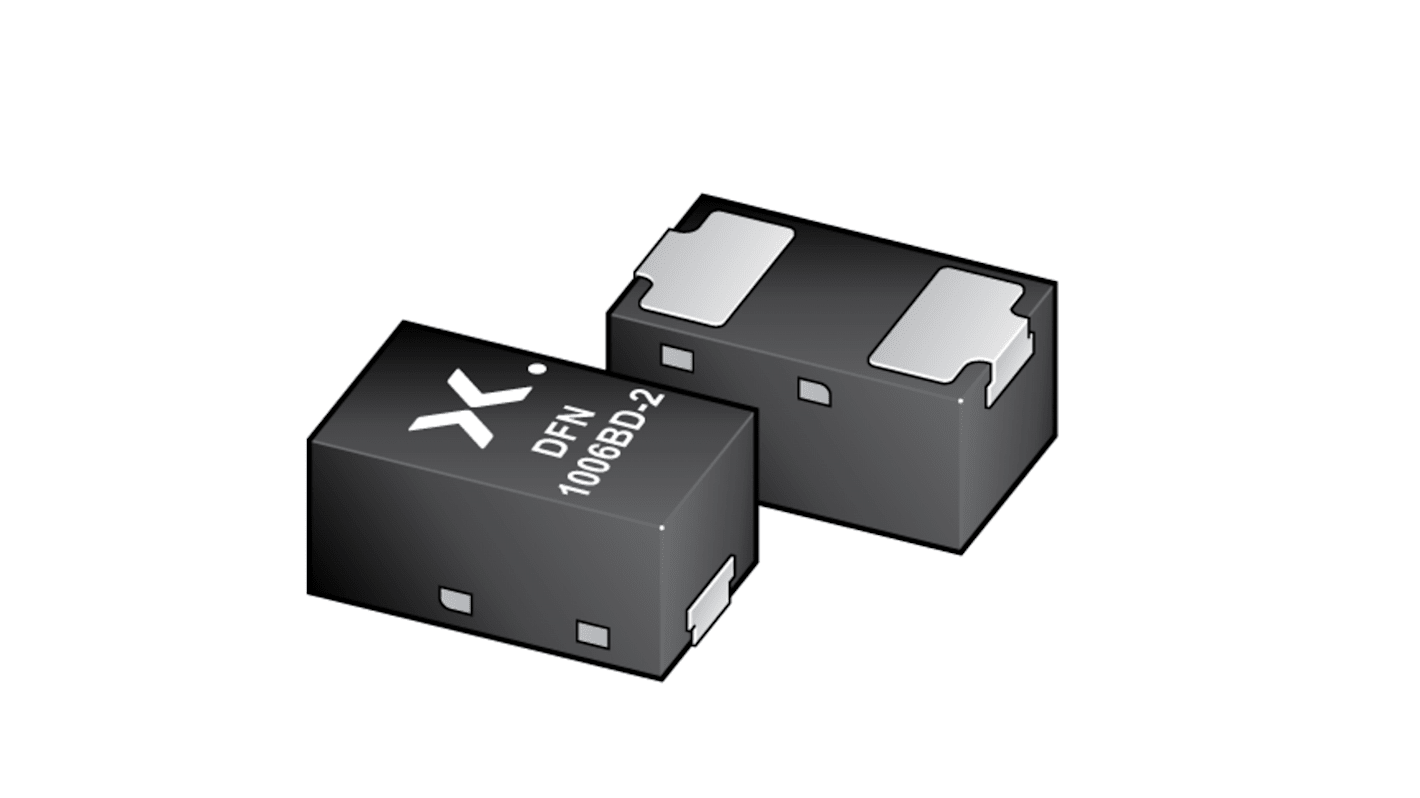 Nexperia, 56V Zener Diode 365 mW SMT DFN1006BD-2