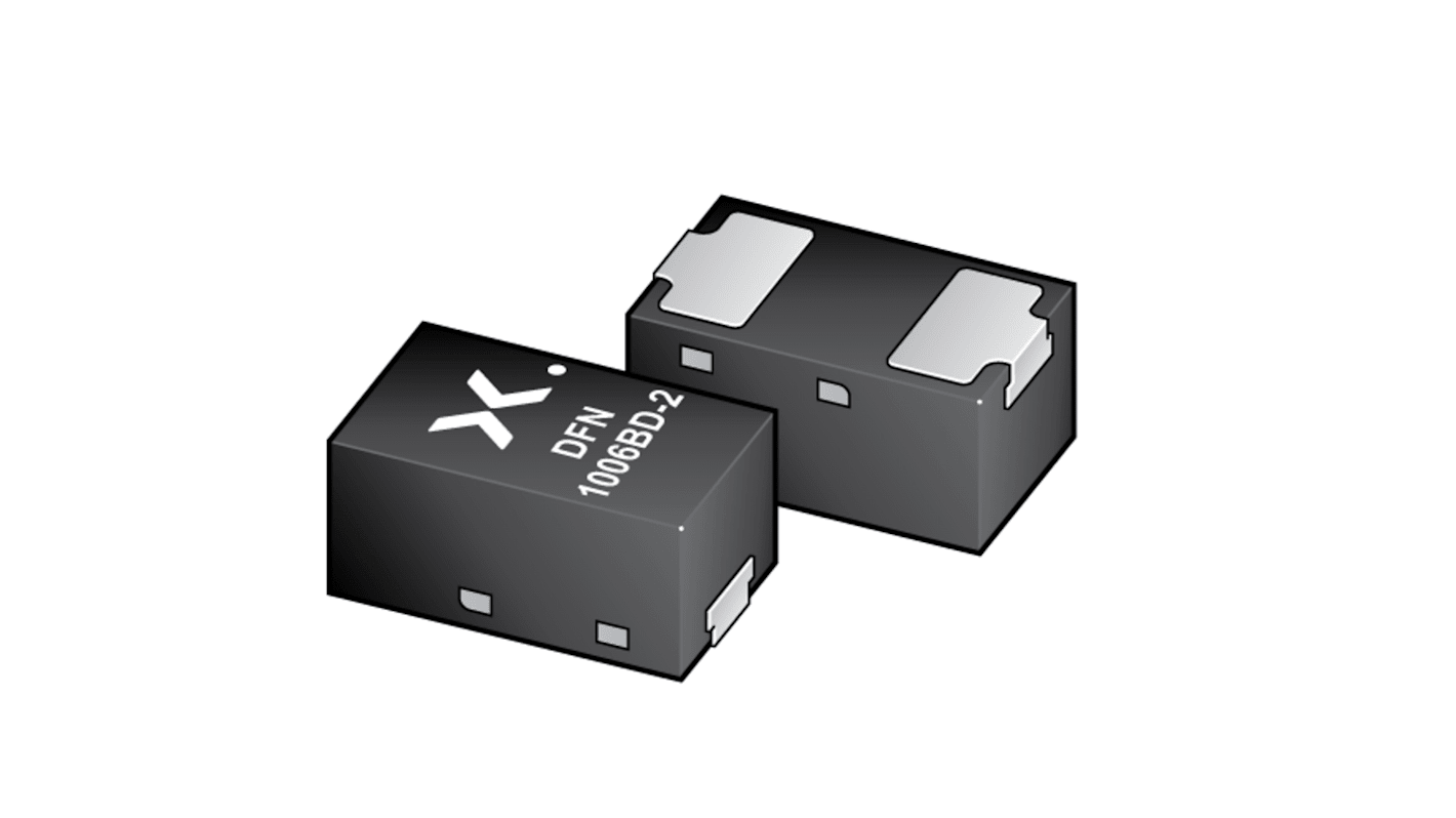 Nexperia, 36V Zener Diode 365 mW SMT DFN1006BD-2 Nexperia, 36V Zener Diode 365 mW SMT DFN1006BD-2