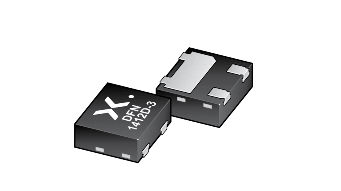 Nexperia PESD2CANFD24U-QCZ, Bi-Directional ESD Protection Diode DFN1412D-3
