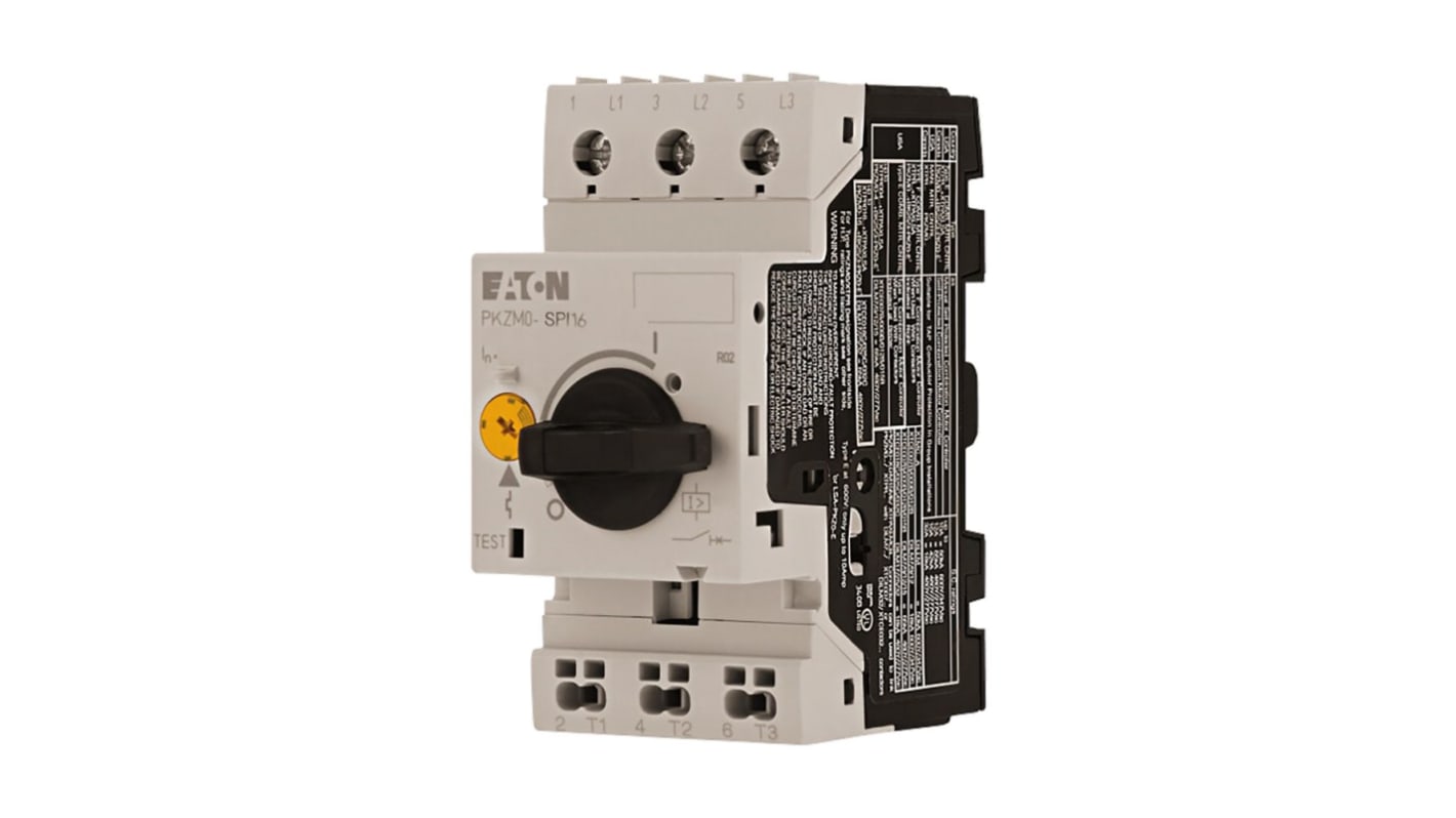 Eaton 1.6 A PKZM0 Motor Protection Circuit Breaker, 690 V