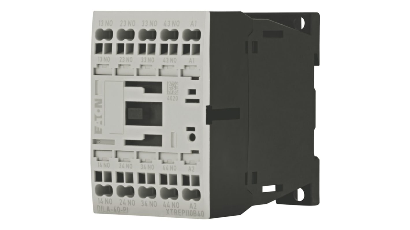 Eaton DILA relays DILA Contactor Relay, 24 V dc Coil, 4 A, 4 N/O