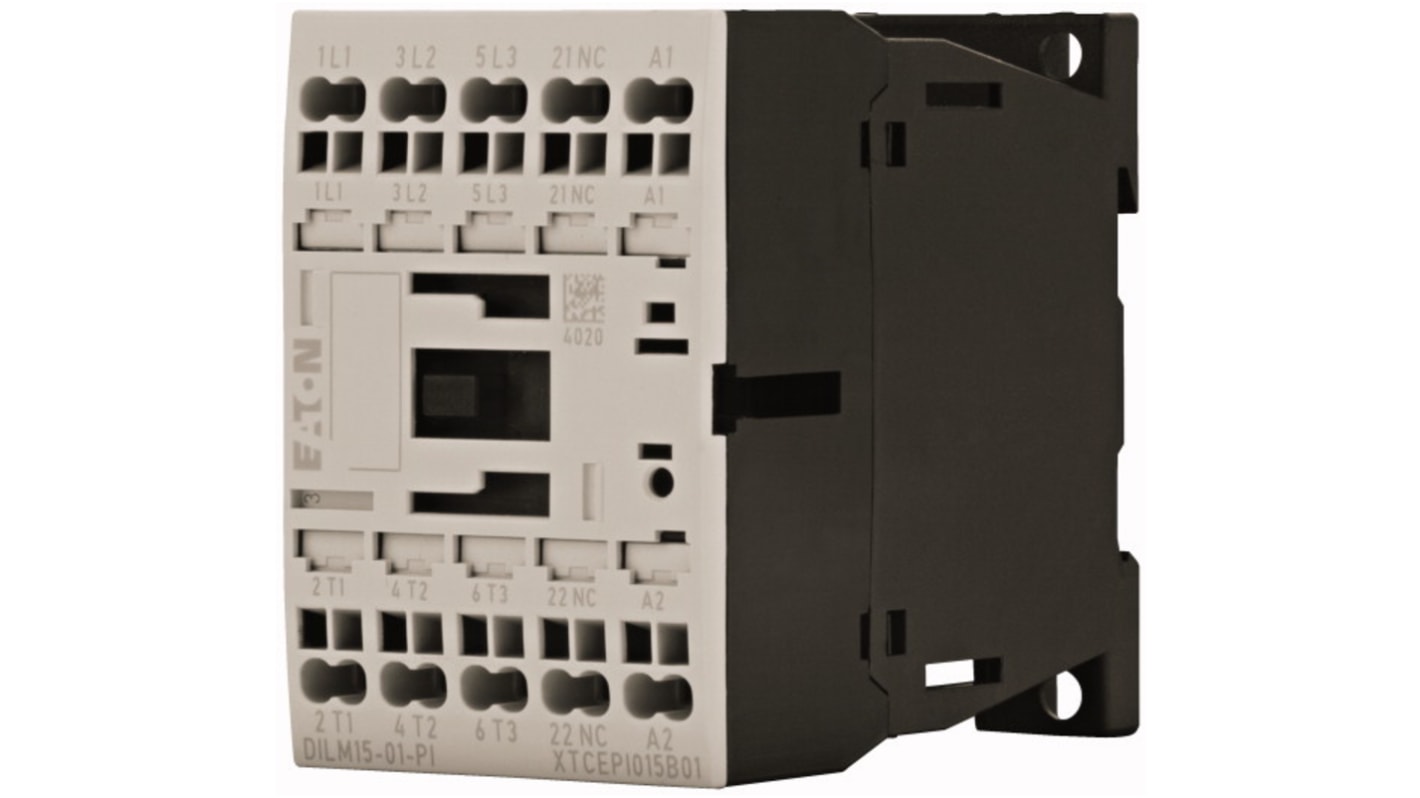 Stycznik 48 V AC Eaton styki: 3 7,5 kW 15,5 A 1 NC 199257 DILM15-01(42V50HZ,48V60HZ)-PI