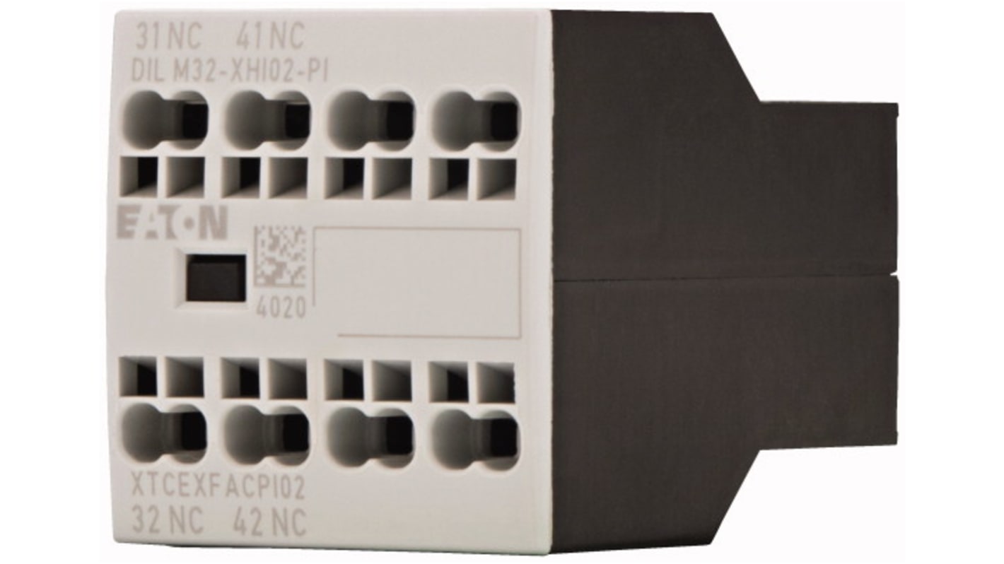 Eaton Auxiliary Contact, 2 Contact, 2 NC, Front Fixing