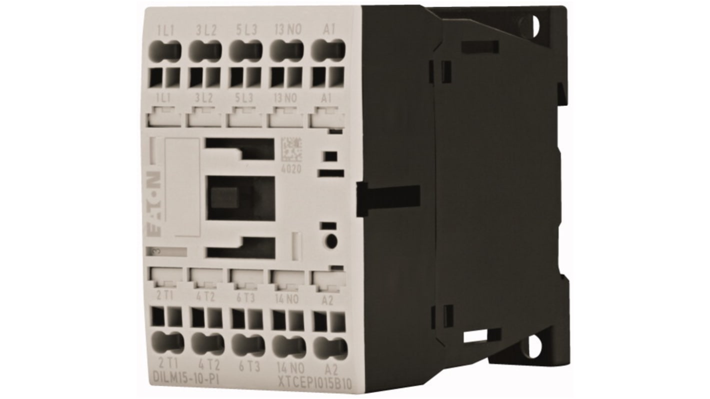 Stycznik 230 V AC Eaton styki: 3 7,5 kW 15,5 A 1 NO 199654 DILM15-10(230V50/60HZ)-PI
