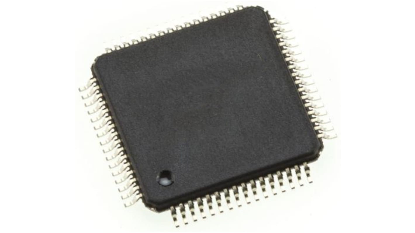 Microchip AVR128DB64-I/PT, 12bit AVR Microcontroller MCU, AVR, 24MHz, 128 kB Flash, 64-Pin TQFP