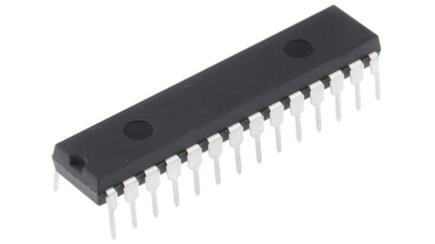 Microchip AVR64DB28-I/SP, 12bit AVR Microcontroller MCU, AVR, 24MHz, 64 kB Flash, 28-Pin SPDIP