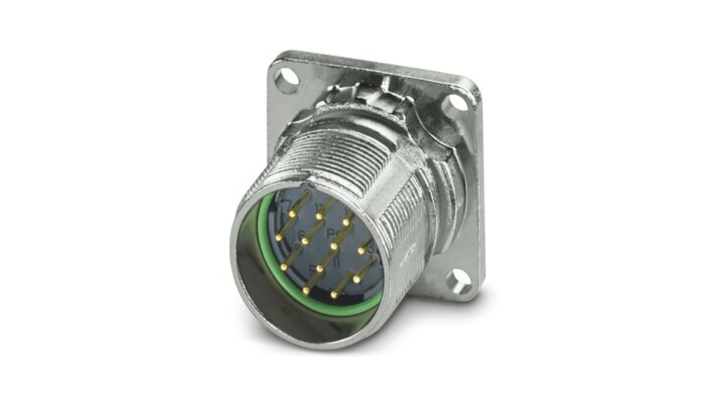 Phoenix Contact M23 PRO M23 Rundsteckverbinder Stecker 12-polig Frontmontage, Crimpanschluss IP 67