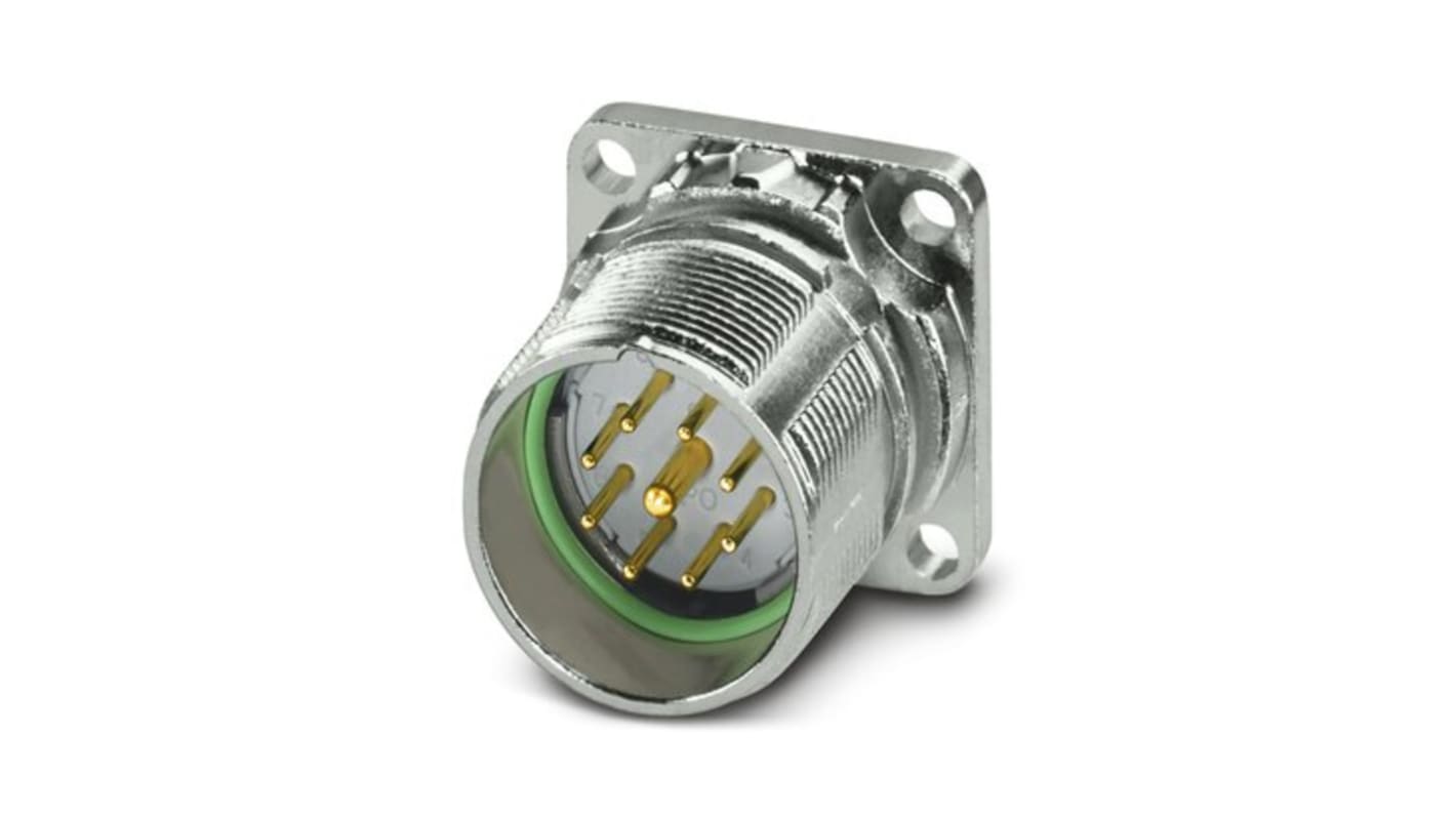 Phoenix Contact M23 PRO M23 Rundsteckverbinder Stecker 9-polig Frontmontage, Crimpanschluss IP 67