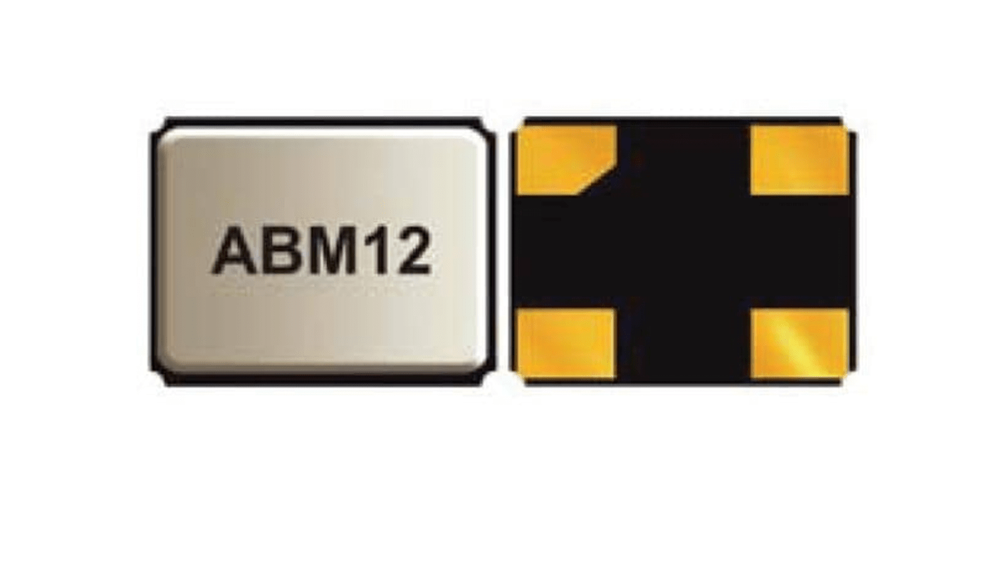 Abracon 32MHz Crystal 20ppm ABM12 4-Pin 1.6 x 1.2 x 0.45mm