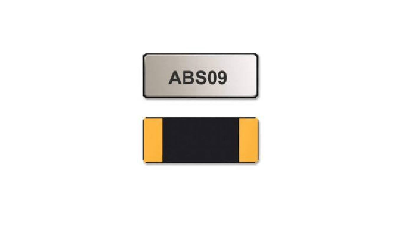 Quartz CMS Abracon 32.768MHz Montage en surface 2 broches, 9pF