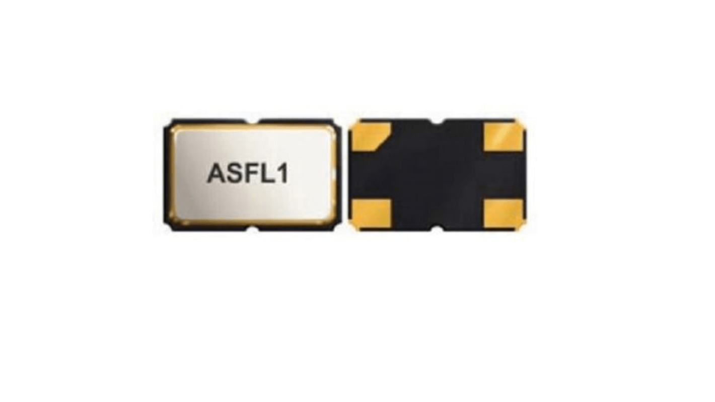 Abracon, 24MHz Clock Oscillator Crystal Oscillator HCMOS, TTL SMD ASFL1-24.000MHZ-L-T