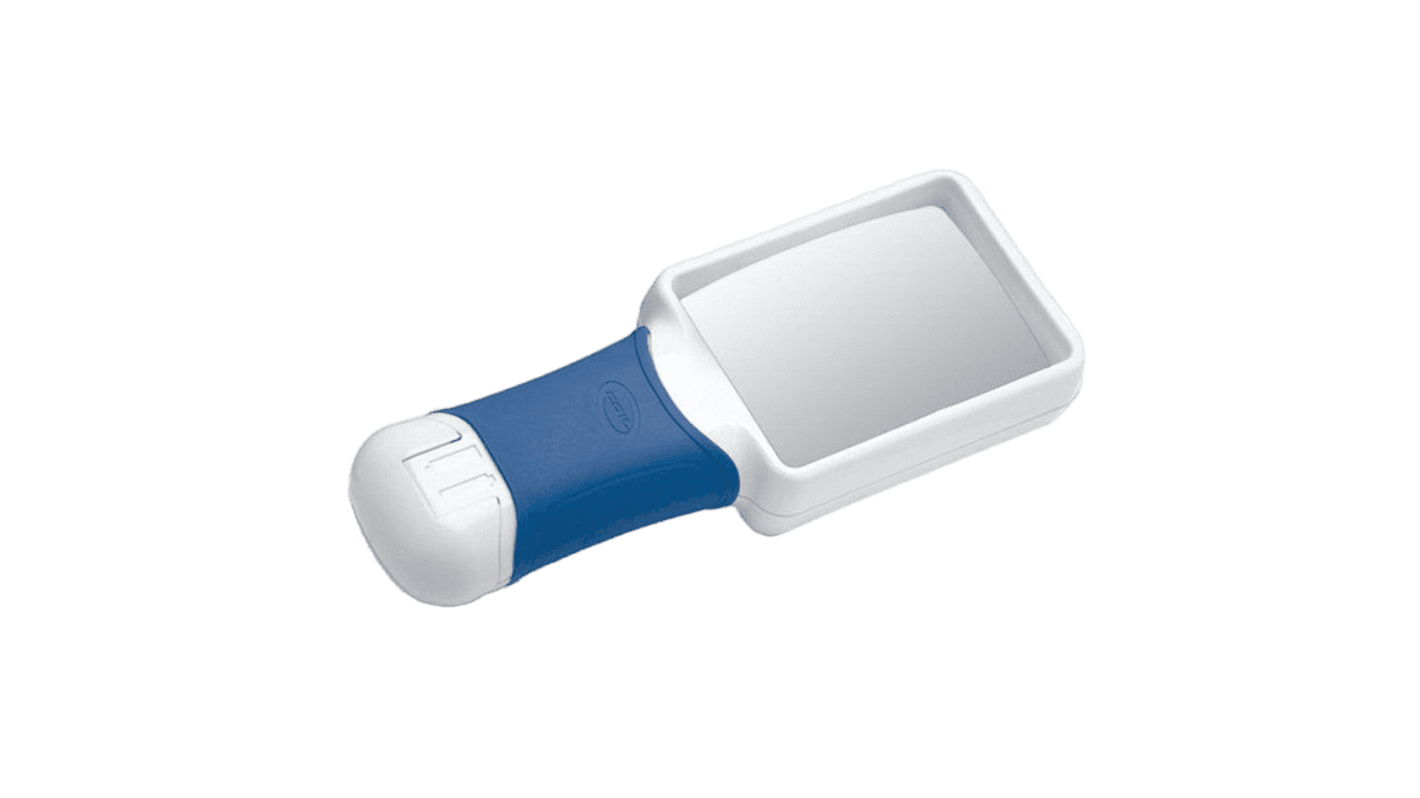 Coil Illuminated Handheld Magnifier, 3X x Magnification, 83 x 59mm Diameter
