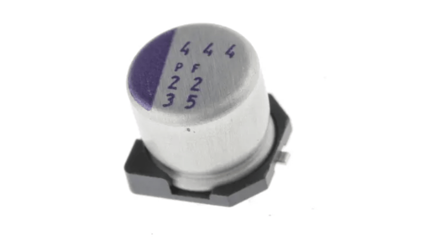 Panasonic 39μF Surface Mount Polymer Capacitor, 35V