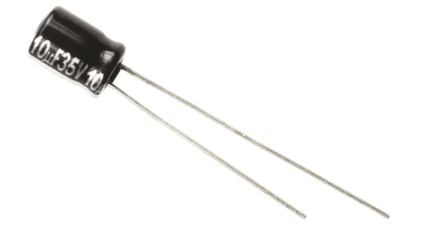 Condensateur électrolytique aluminium Panasonic série GA, Aluminium électrolytique 10μF, 35V c.c.