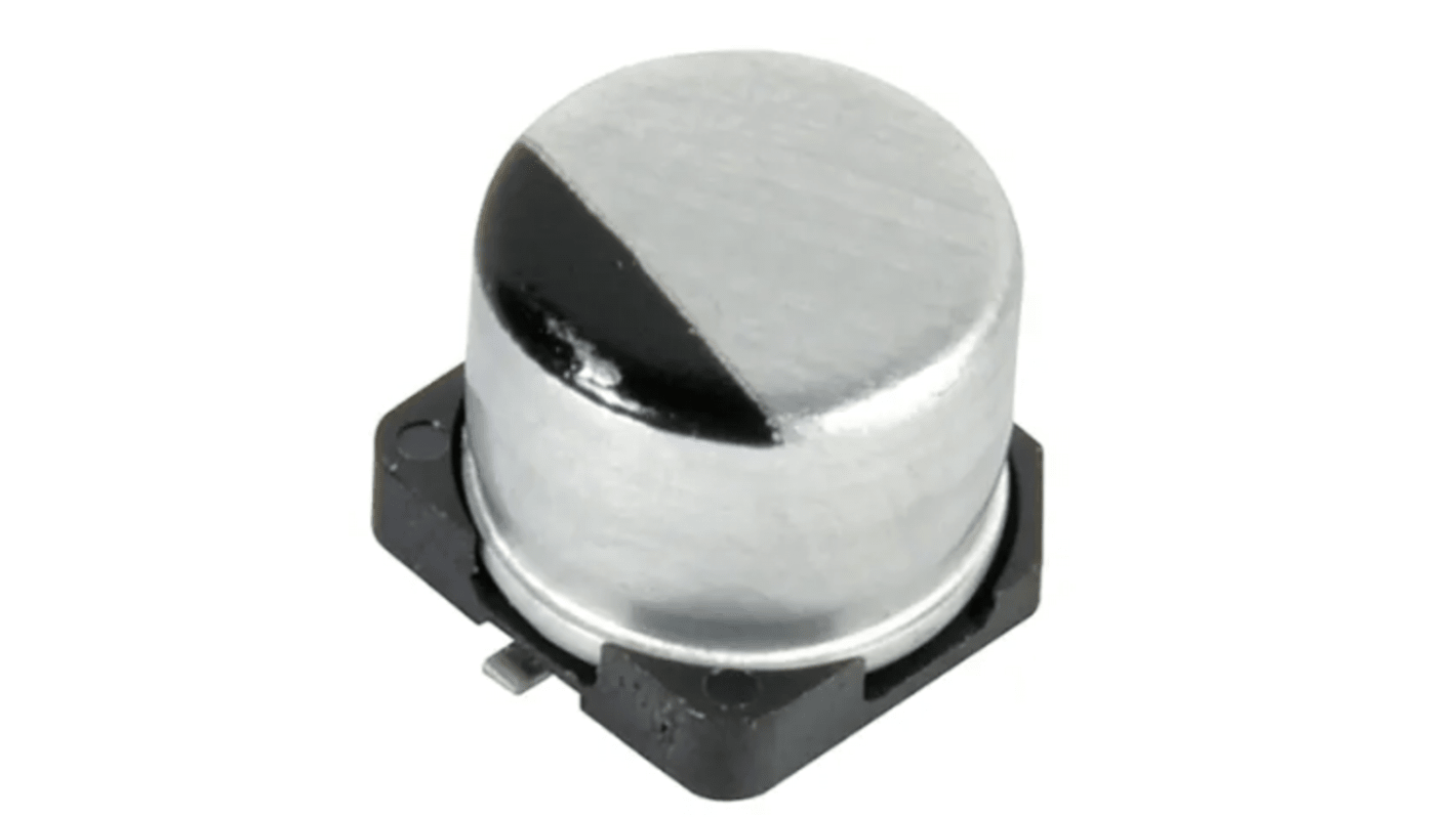 Condensatore Panasonic, serie FKS, 470μF, 35V cc, ±20%, +105°C, SMD