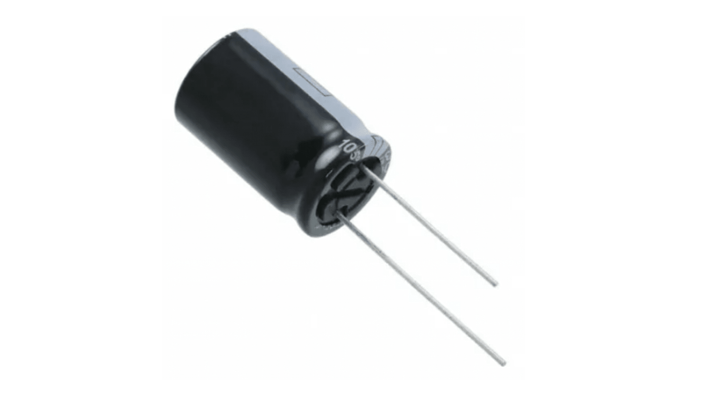 Panasonic 330μF Aluminium Electrolytic Capacitor 63V dc, Radial, Through Hole - EEUFS1J331L