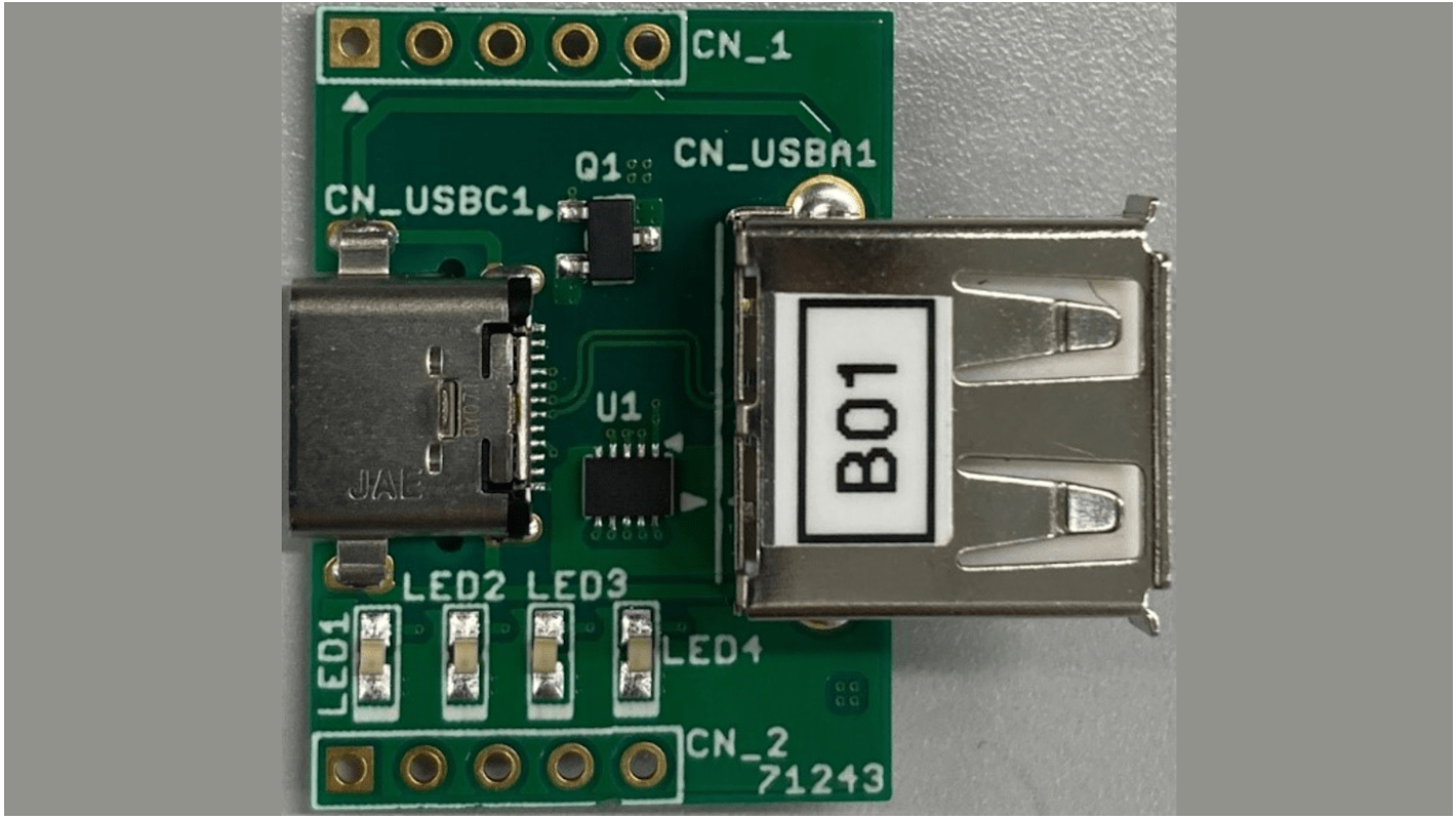 ROHM Type-C Detector For Sink BD91N01NUX EVK, 评估套件 评估套件, BD91N01NUX芯片