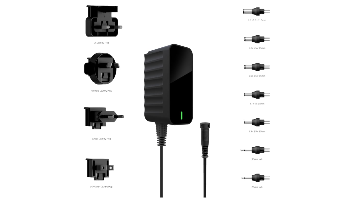 Friwo 12W Plug Adapter 12V dc Output, 1A Output