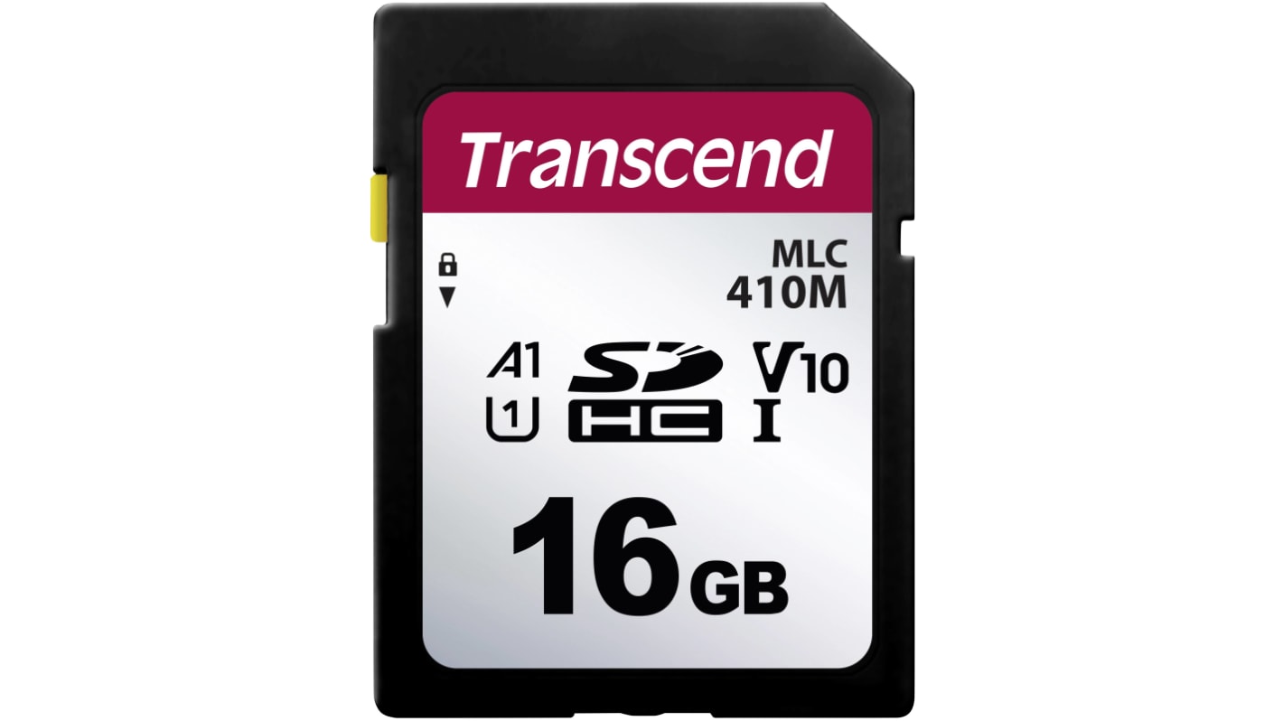 Transcend 16 GB SDHC SD Card, A1, U1, V10