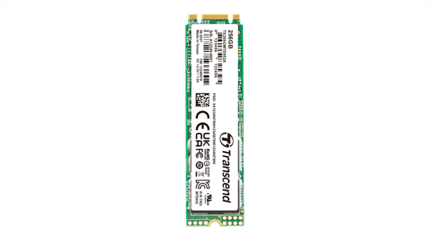 Transcend MTS952A M.2 256 GB Internal SSD Hard Drive