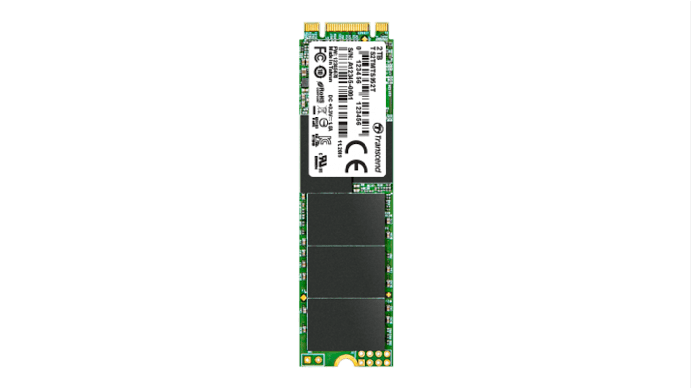 Transcend MTS952T-I M.2 2.048 TB Internal SSD Hard Drive
