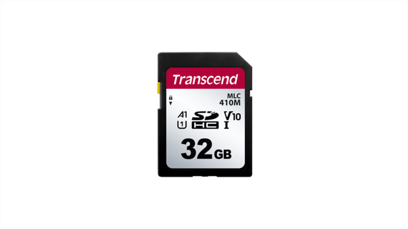 Transcend SDC410M SDHC SD-Karte 32 GB A1, U1, V10 , MLC