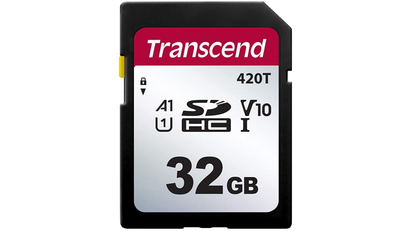 Transcend 32 GB SDHC SD Card, A1, U1, V10