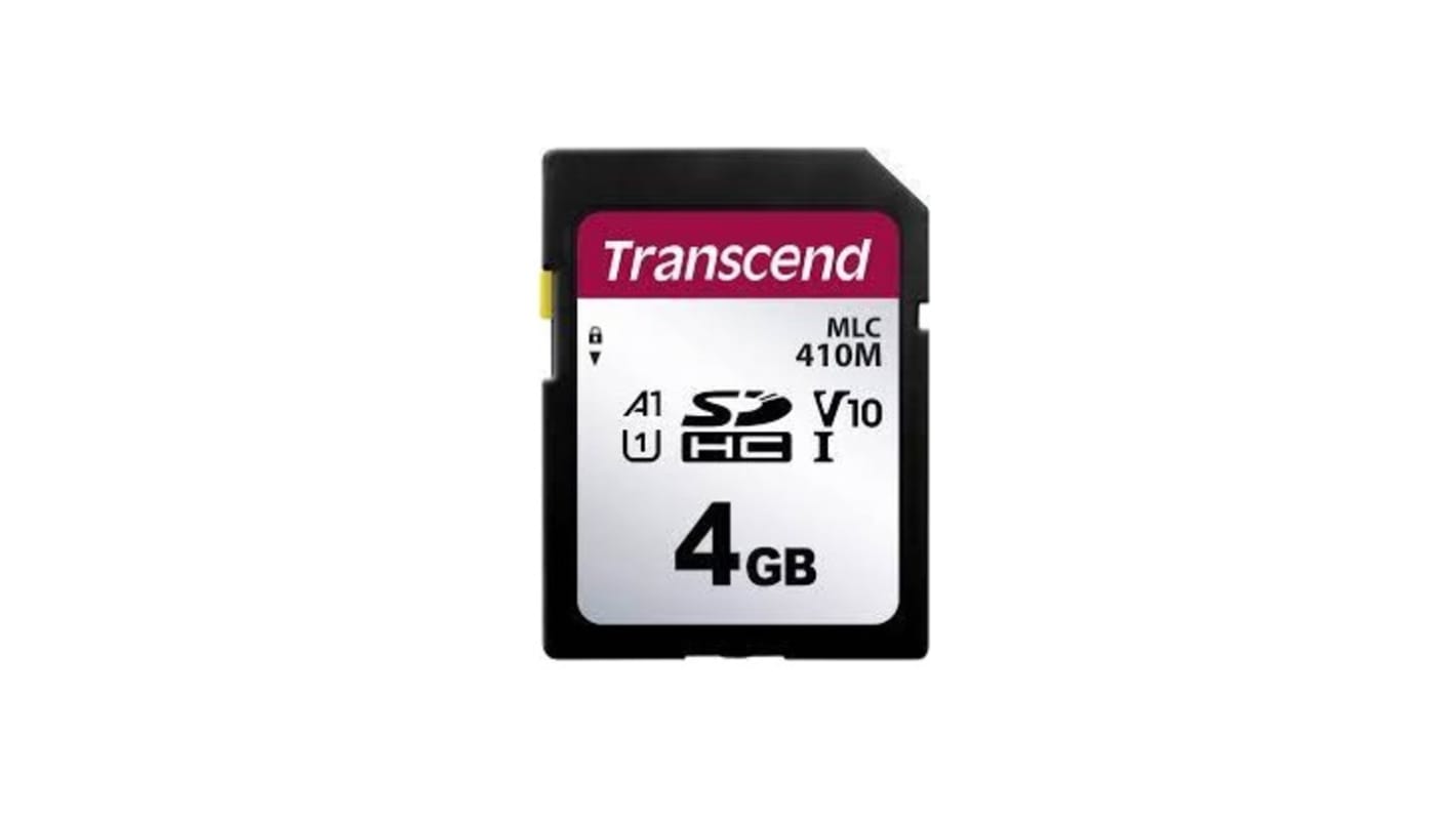 Transcend SDHC SD-Karte 4 GB A1, U1, V10