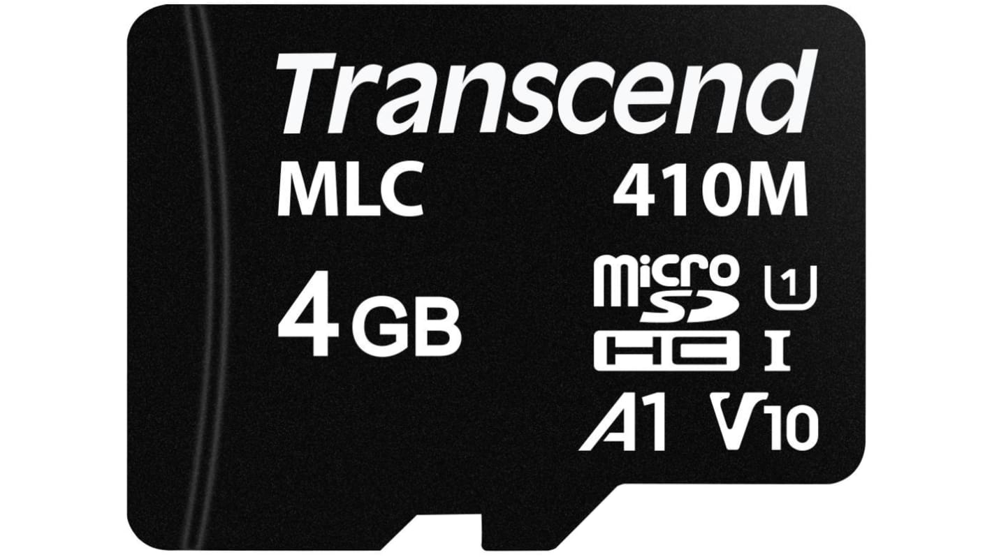 Transcend Micro SDHC Micro SD Karte 4 GB A1, U1, V10, MLC
