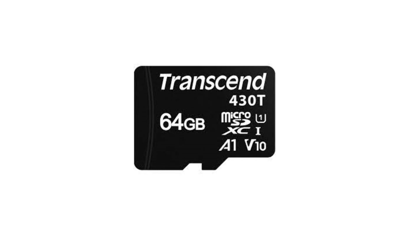 Transcend MicroSDXC Micro SD Karte 64 GB A1, U1, V10, TLC