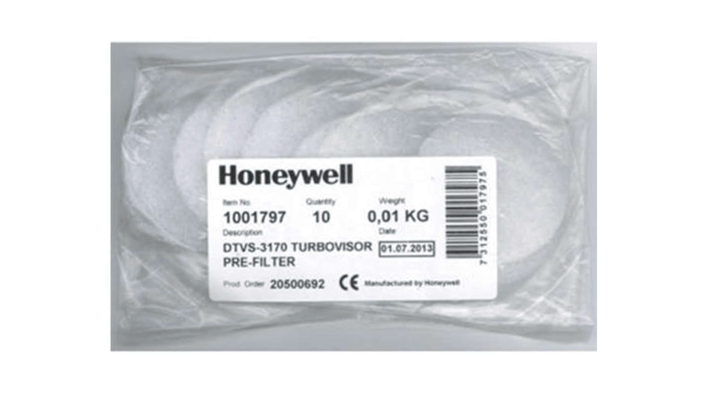 Honeywell Safety Antistatisk Forfilter til brug med Turbovisor DTMV-1002